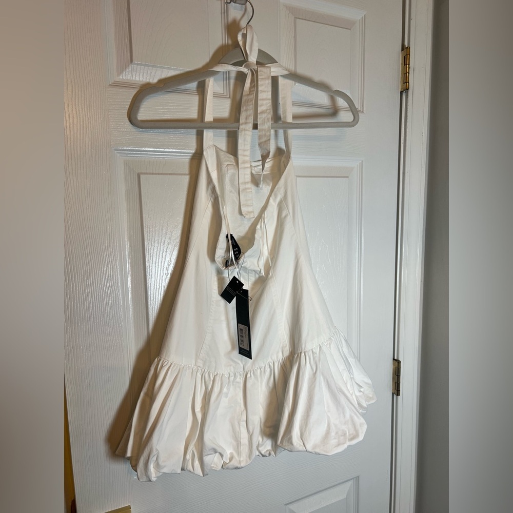 LIONESS Sofia Mini Dress in Porcelain - Picture 3 of 8